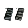 Bacs de rangement compartimentés BETA plastique pour servantes/coffres/chariots