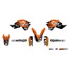 Kit déco KUTVEK Tracx orange KTM SX65