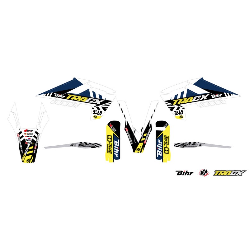 Kit déco KUTVEK Tracx blanc Husqvarna TC/FC