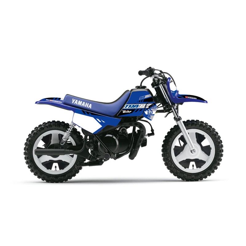 Kit déco KUTVEK Tracx bleu Yamaha PW50