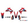 Kit déco KUTVEK Tracx rouge Honda CRF250R