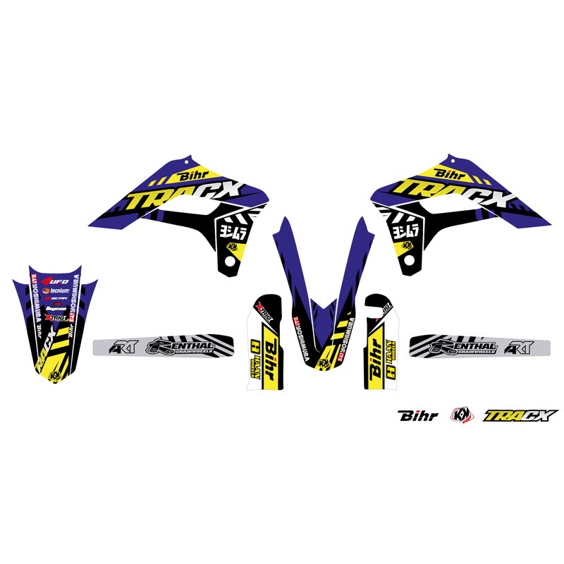 Kit déco KUTVEK Tracx bleu Sherco