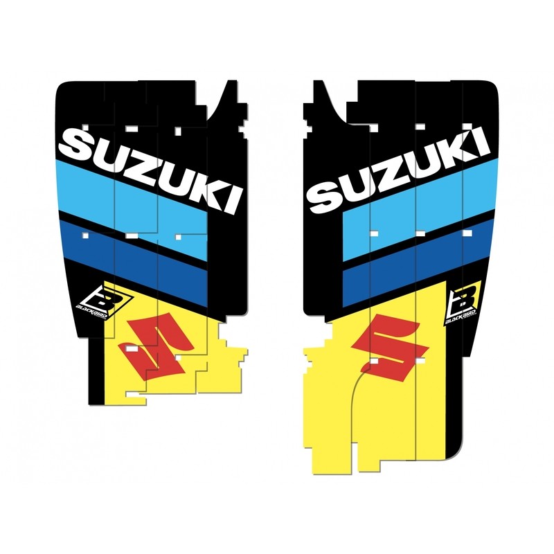 Kit déco de cache radiateur BLACKBIRD Replica Racing Team 2019 Suzuki RM-Z450