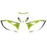 Fonds de plaques BLACKBIRD Graphic blanc Kawasaki KX-F250