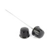 Protections fourche et bras oscillant (axe de roue) GILLES TOOLING GTA noir Suzuki SV650