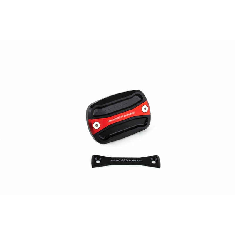 Couvercle fluide frein avant GILLES TOOLING rouge Yamaha T-Max 530/560