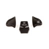 Kit caches orifices GILLES TOOLING Race noir Yamaha YZF-R1/M