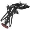 Kit support de plaque LIGHTECH réglable - noir Honda CB650F