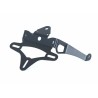 Support de plaque R&G RACING noir avec optique fumé Kawasaki 650 Vulcan