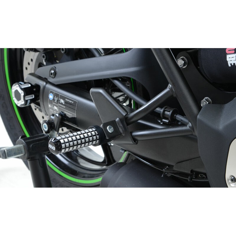 Repose pied R&G RACING Pillion noir Kawasaki 650 Vulcan