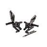 Commandes reculées ajustables GILLES TOOLING VCR38GT noir Kawasaki Ninja ZX-6R