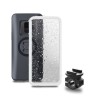 Pack Complet SP-CONNECT Moto Bundle fixé sur rétroviseur Samsung S9/S8
