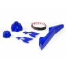 Kit accessoires bidon d'essence RACETECH bleu