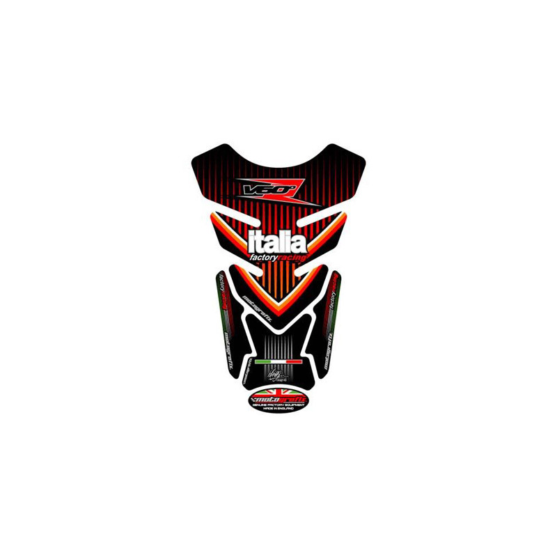 Protection de réservoir Aprilia Italia Rouge 4 pièces