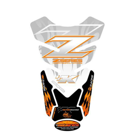 Protection de réservoir Kawasaki 4 pièces Blanc
