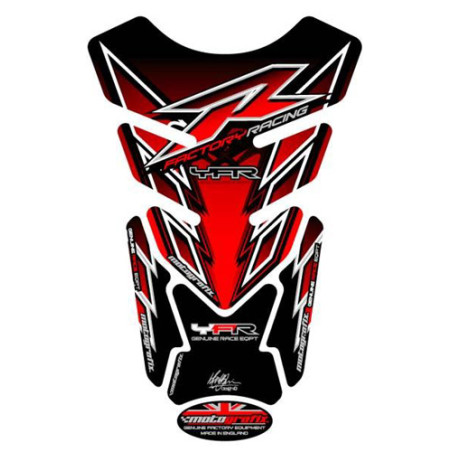 Protection de réservoir Yamaha 4 pièces Rouge