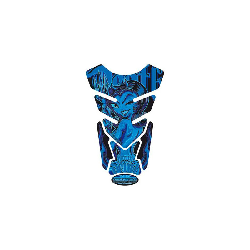 Protection de réservoir Diablesse 4 pièces Bleu
