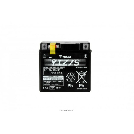 Batterie YTZ7-S Yuasa fermée sans entretien Gel