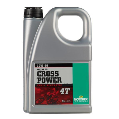 Huile Motorex Cross Power 4T 10w60 Bidon de 4 L