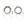 Elargisseurs de Voies Aluminium Cross Pro 4x144 / 4x156 + 4.5 cm