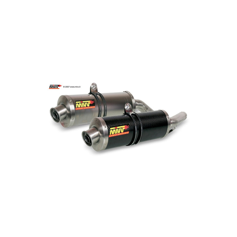 Silencieux Ovale MIVV Z 750 Kawasaki (2007-2011)