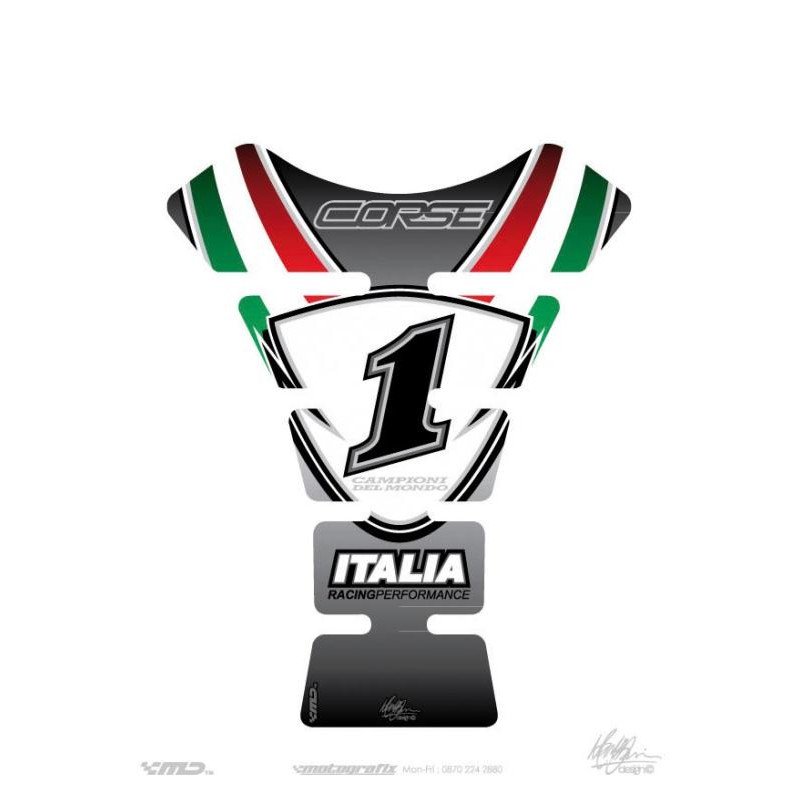 Protection de réservoir Ducati Argent 1 pièce