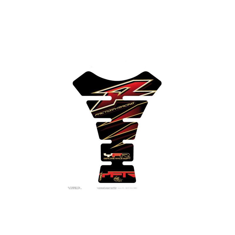 Protection de réservoir Yamaha Noir Rouge 1 pièce