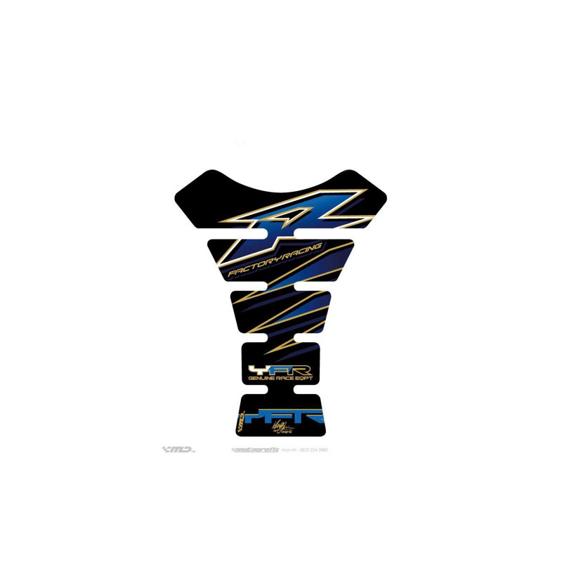 Protection de réservoir Yamaha Noir Bleu 1 pièce