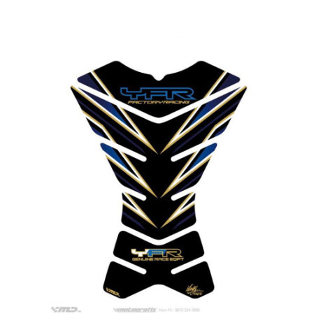 Protection de réservoir Yamaha Noir Bleu 3 pièces