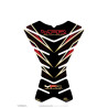 Protection de réservoir Yamaha Noir Rouge 3 pièces