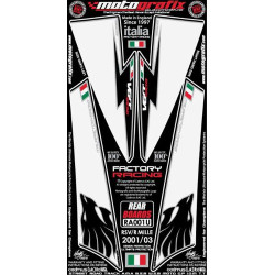Protection de réservoir Yamaha Noir Rouge 1 pièce