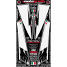 Protection de réservoir Yamaha Noir Rouge 1 pièce