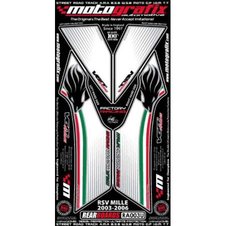 Kit Déco Arrière Motografix RSV1000R Factory Aprilia