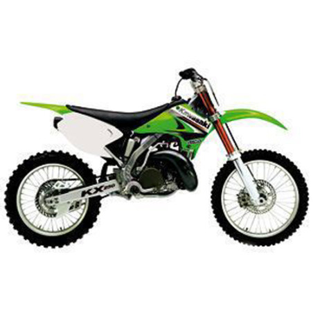 Kit Plastique 4 Pièces Racetech KAWASAKI KX65 Origine