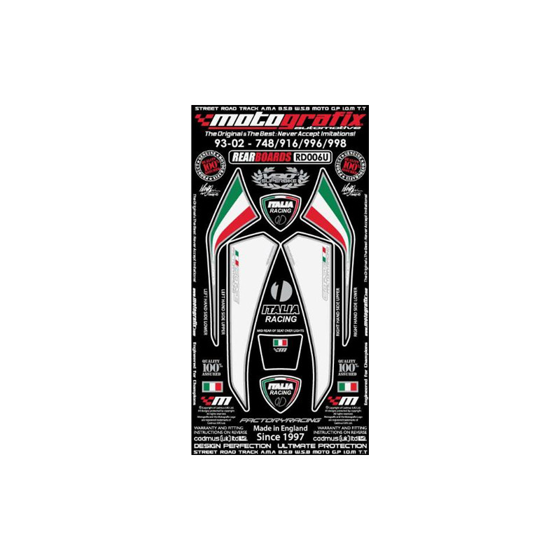Kit Déco Arrière Motografix 748 Ducati