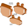 Plaquettes de Frein AV Frixion Gold pour AEON