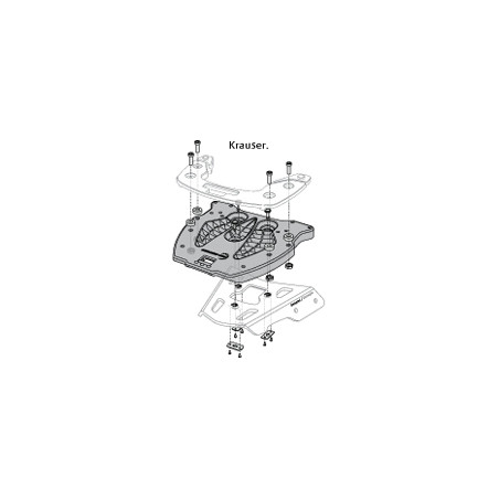 Platine de coffre SW-MOTECH pour Krauser
