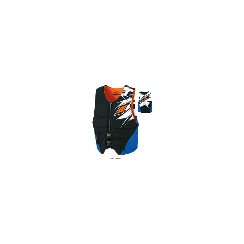 Gilet REV Neo Vest Slippery Noir Orange Déstockage
