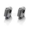 Réhausses de Guidon Argent 22mm Sw Motech