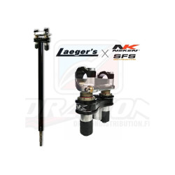 Colonne De Direction LAEGER'S + Pontets ANTI-VIBRATIONS NEKEN SFS BANSHEE 350 +2" Yamaha