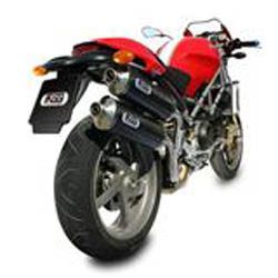 Double Silencieux Ovale Carb MIVV Monster S4R