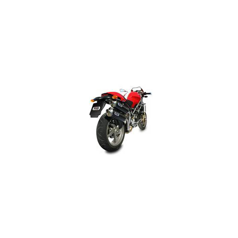 Double Silencieux Ovale Carb MIVV Monster S4R