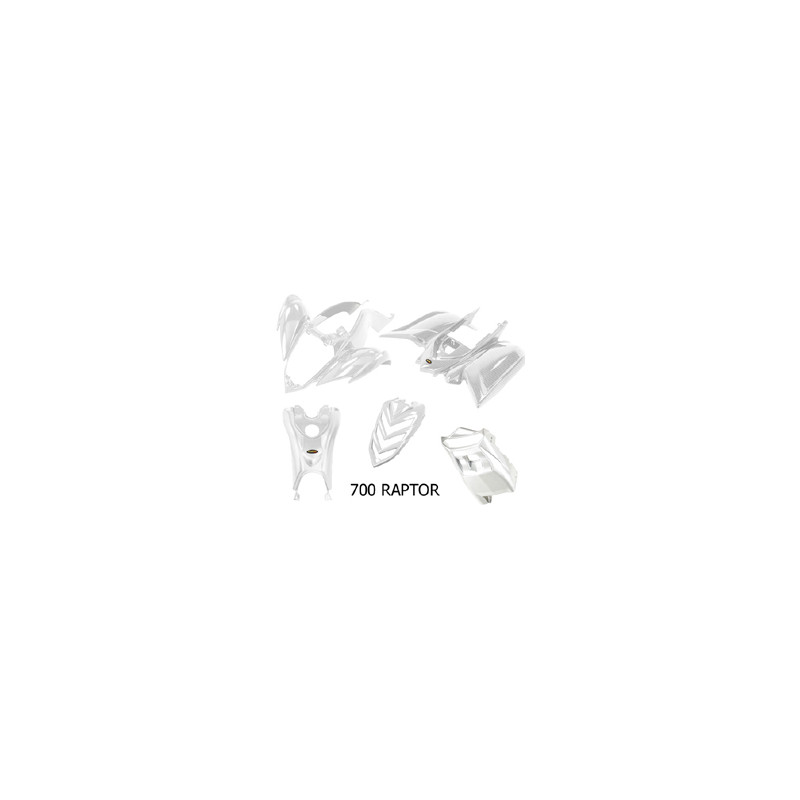Kit Complet Carénage Blanc Maier 700 Raptor Yamaha