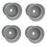 Pack 4 jantes Tole Special Honda 700 TRX X (10")