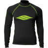 Gilet à Longue Manches LYCRA NOIR / LIME Slippery