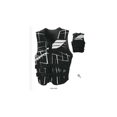 Gilet SURGE Neo Vest Slippery Noir Gris Déstockage