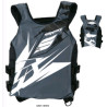 Gilet Switch Nylon Pullover Vest Slippery Gris Blanc Déstockage