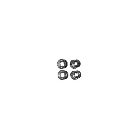 Lot de 4 Jantes Alu ART Bord Roulé 10x5 / 10x8 spécial Scrambler