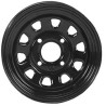 Jante Acier Noire 12x7 4x137 4+3 Quad SSV