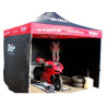 Tonnelle Tente Barnum de Paddock Bihr 3x3m Avec 3 Cloisons